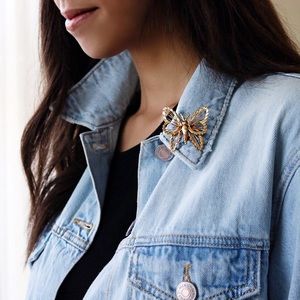 Vintage Monet Butterfly Brooch